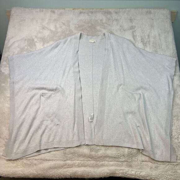 ARITZIA GOLDEN BY TNA Grey Knit Cardigan Kimono XXS/XS Sweater Wool Alpaca Blend - Picture 3 of 12